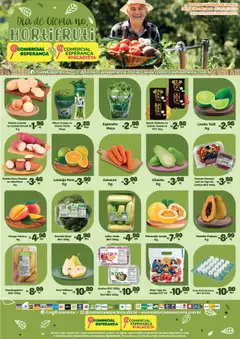 Pré-Visualização do folheto "Ofertas Hortifruti" da loja Comercial Esperança válido a partir de 29/07/2024