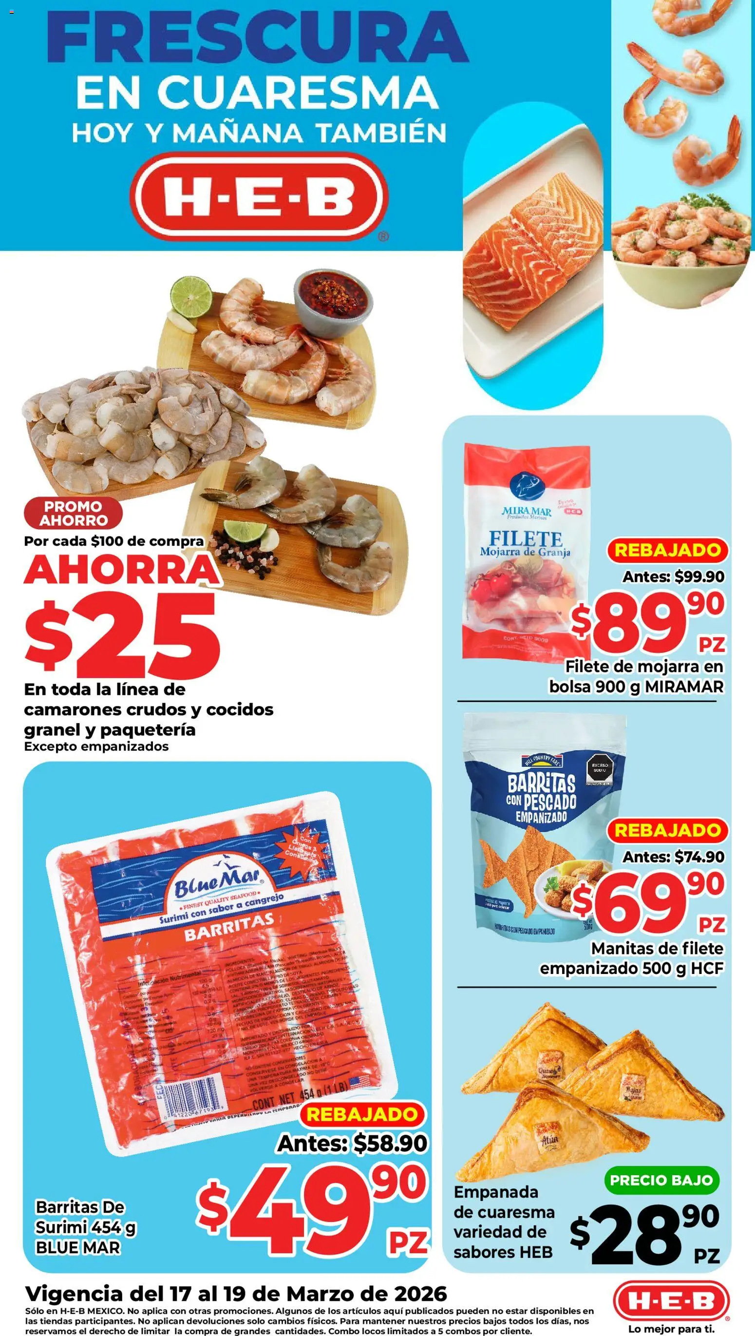 Vista previa las ofertas de la tienda H-E-B - H-E-B folleto Ofertas desde el 17/03/2026 