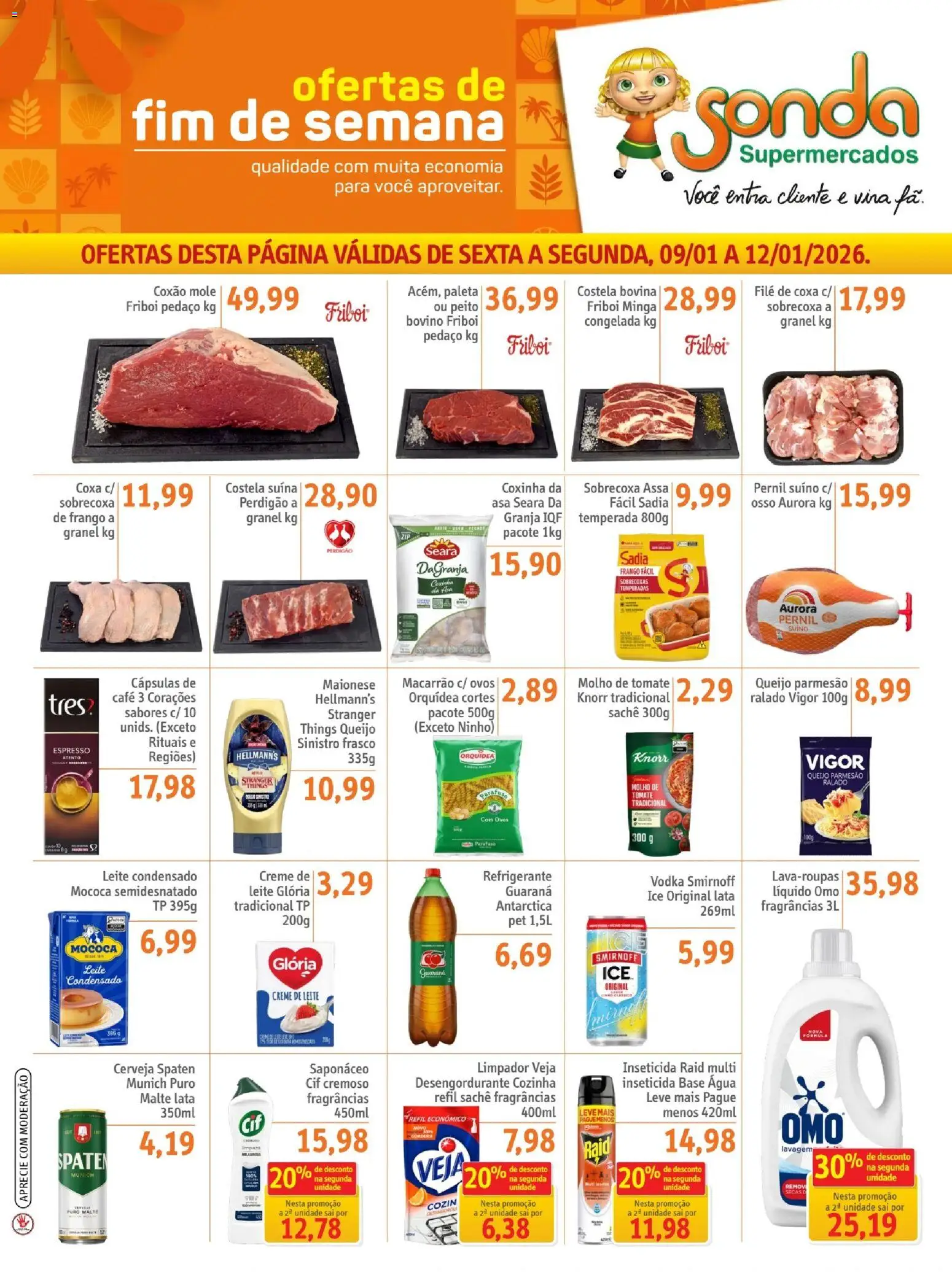 Pré-Visualização do folheto "Ofertas FDS" da loja Sonda válido a partir de 09/01/2026