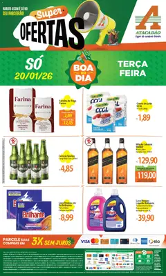 Pré-Visualização do folheto "Ofertas - RS" da loja Atacadão válido a partir de 20/01/2026