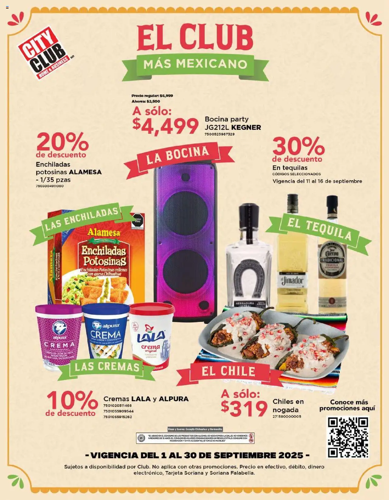 Catálogo City Club y sus promociones válidas desde el 01/09/2025 - Número de página 1