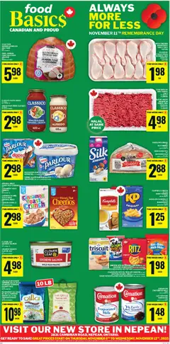 Preview of leaflet Kanata from shop Food Basics is valid from Nov 06, 2025