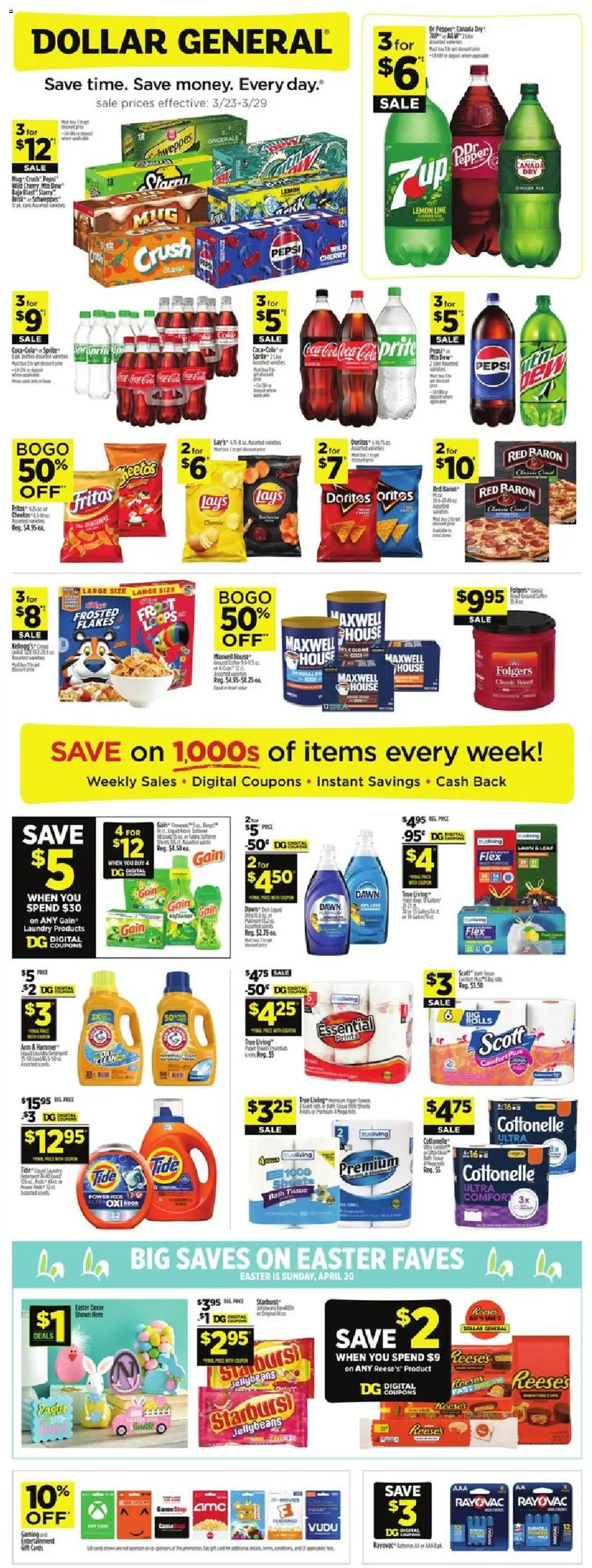 Dollar General AD for this week (03/23/2025) >> Sales Ad