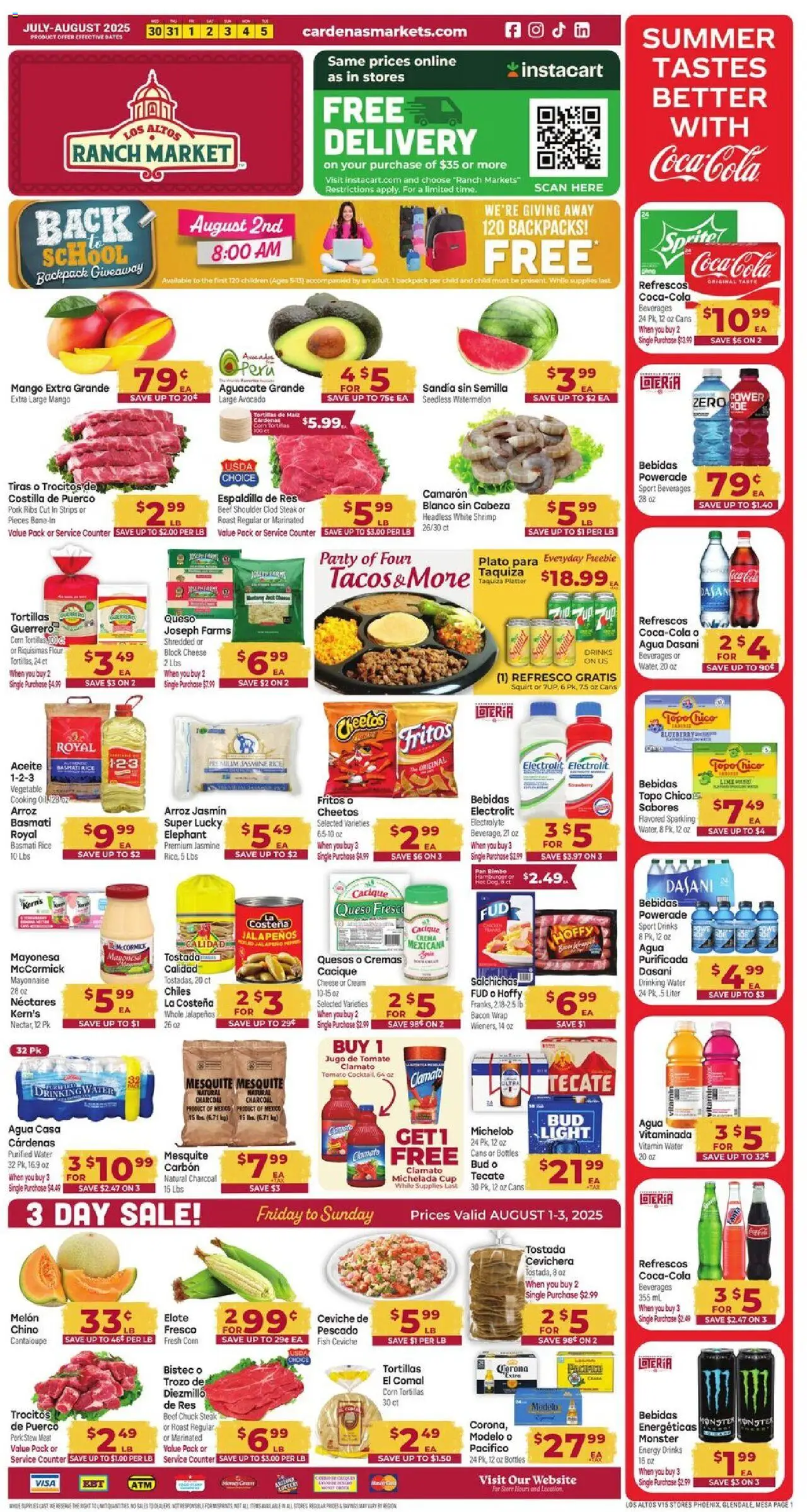 Cardenas Weekly Ad - AZ from 07/30/2025 - Flyer - Page number 1