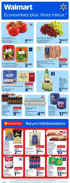 Un aperçu du dépliant Circulaire du magasin Walmart est valide à partir 25 sept. 2025