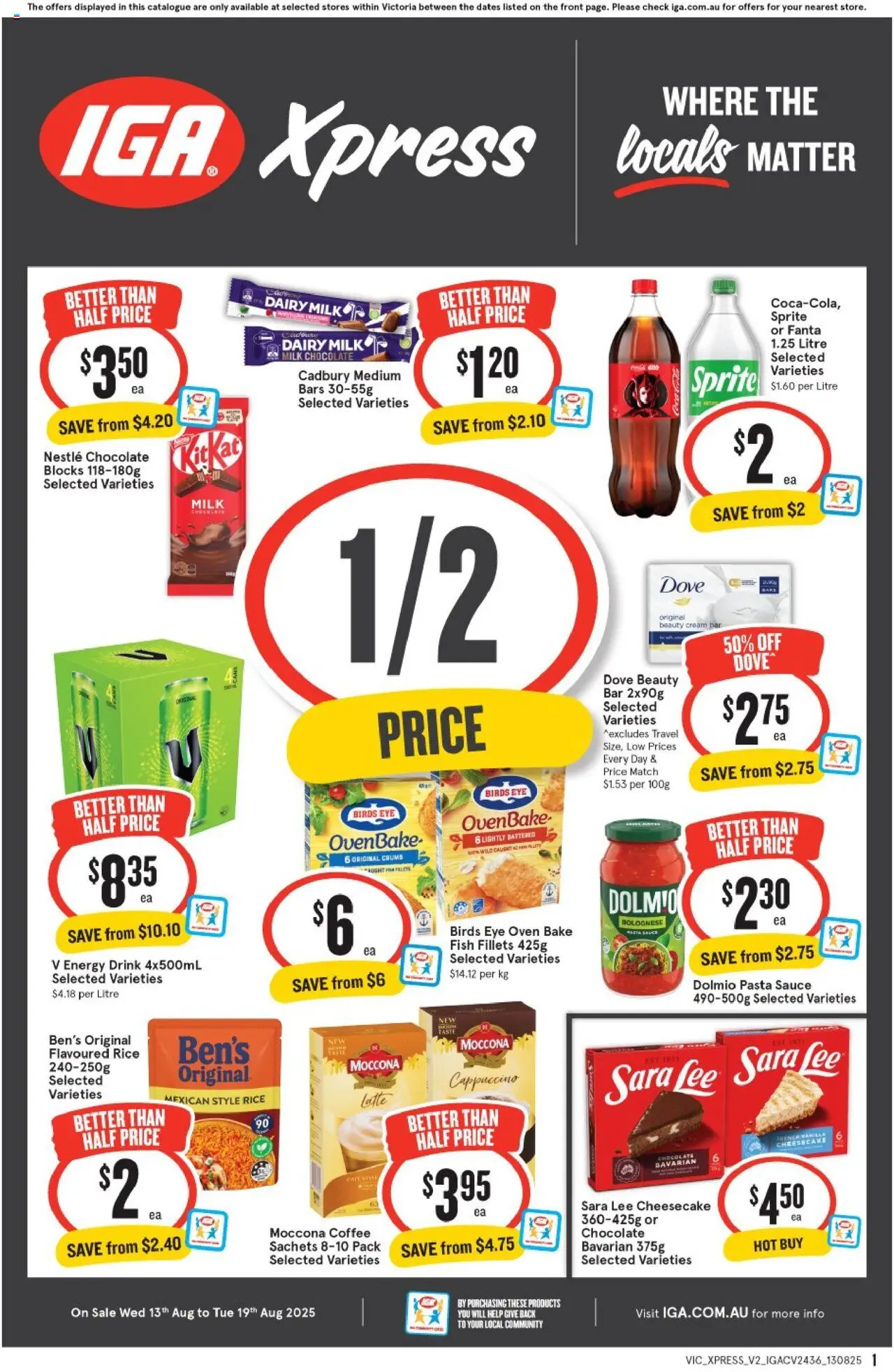 IGA catalogue valid from 13/08/2025 - page 1