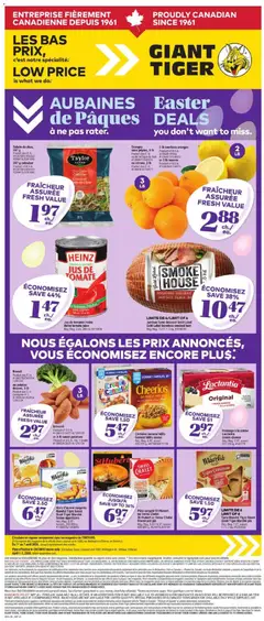 Preview of leaflet Circulaire from shop Giant Tiger is valid from Apr 01, 2026