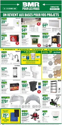 Un aperçu du dépliant Weekly flyer / circulaire du magasin BMR est valide à partir 23 oct. 2025