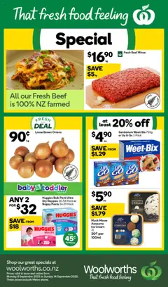 Preview of catalogue Catalogue South Island from shop Woolworths valid 8 Sept 2025