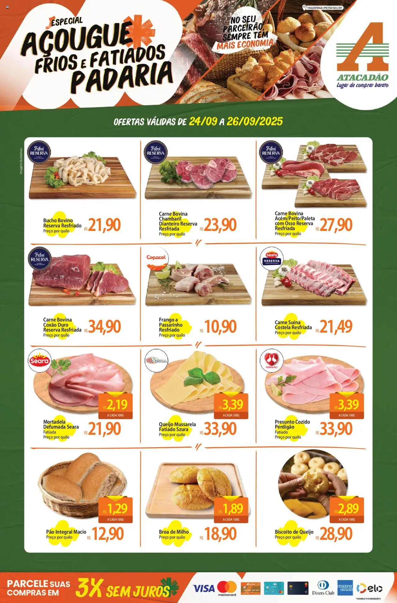 Atacadão folheto "Ofertas - DF" válido a partir de 24/09/2025 - número de página 1