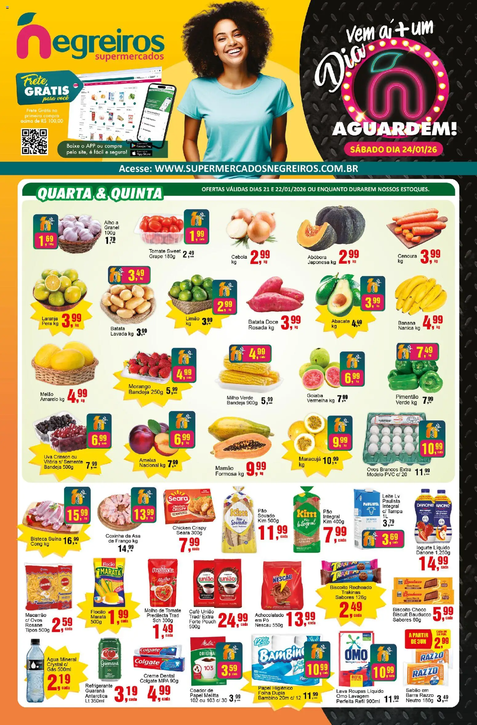 Pré-Visualização do folheto "Ofertas da semana" da loja Negreiros válido a partir de 21/01/2026
