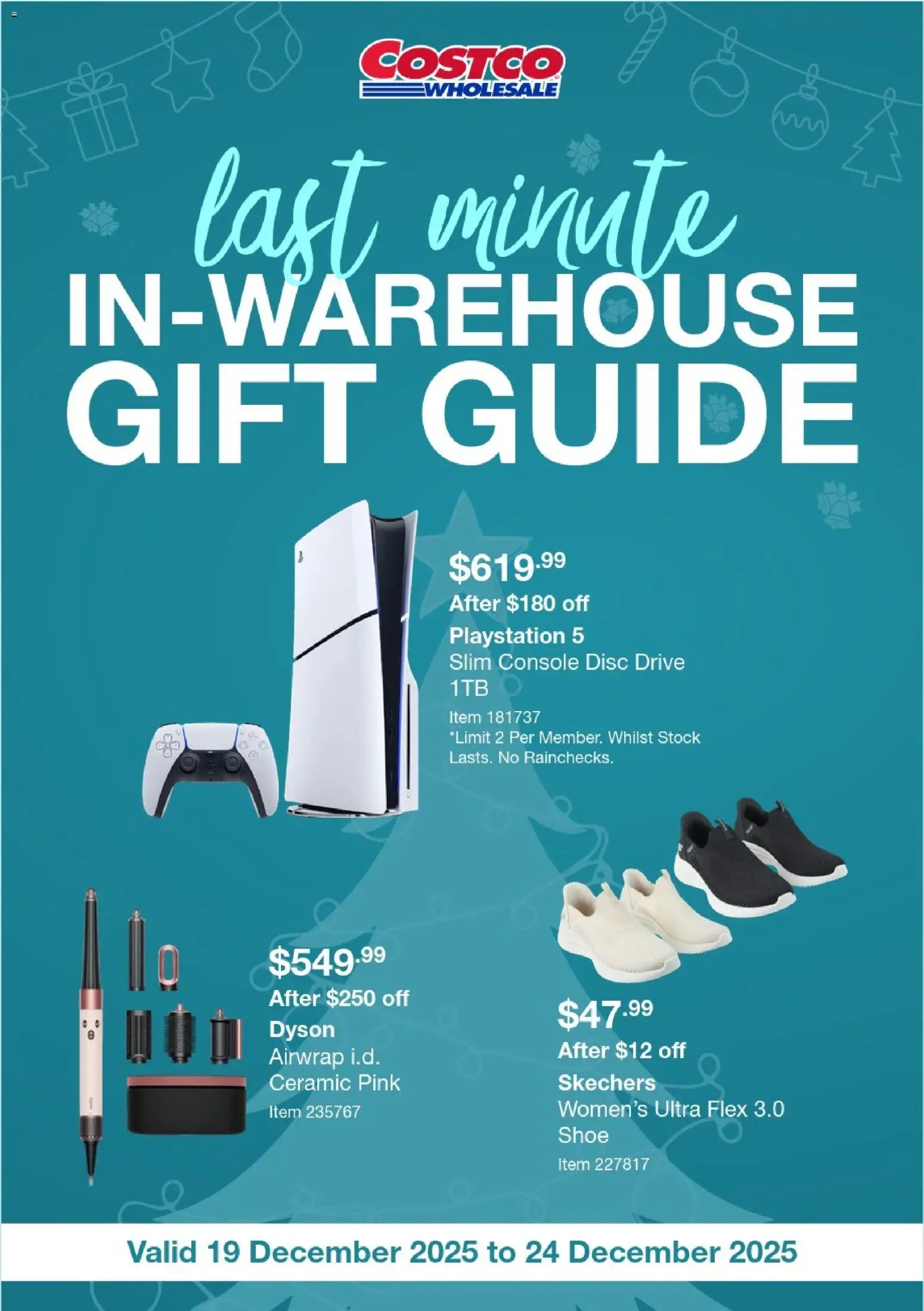 Preview of catalogue Last minute gift guide savings from shop Costco valid 19/12/2025
