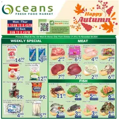 Preview of leaflet Weekly Flyer - Brampton from shop Oceans is valid from Oct 31, 2025