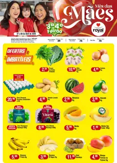 Pré-Visualização do folheto "Royal Supermercados ofertas Feirão" da loja Royal Supermercados válido a partir de 07/04/2026