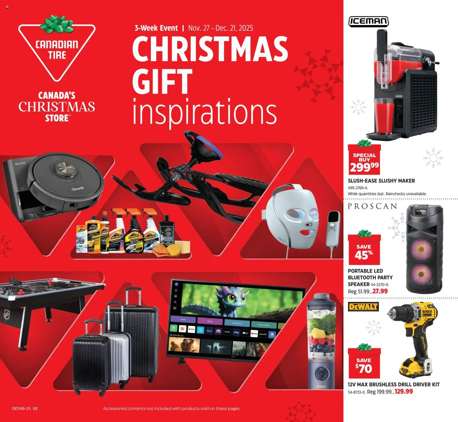 Preview of leaflet Christmas Gift Inspirations from shop Canadian Tire is valid from Nov 27, 2025