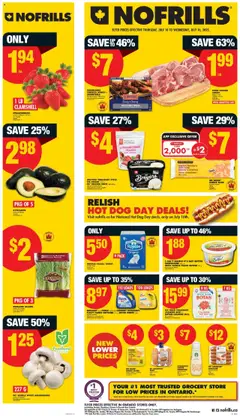 Un aperçu du dépliant Weekly flyer / circulaire du magasin No Frills est valide à partir 10 juill. 2025