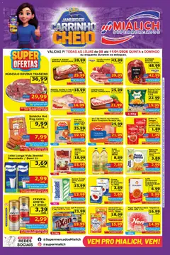 Pré-Visualização do folheto "Ofertas da semana" da loja Mialich Supermercados válido a partir de 08/01/2026