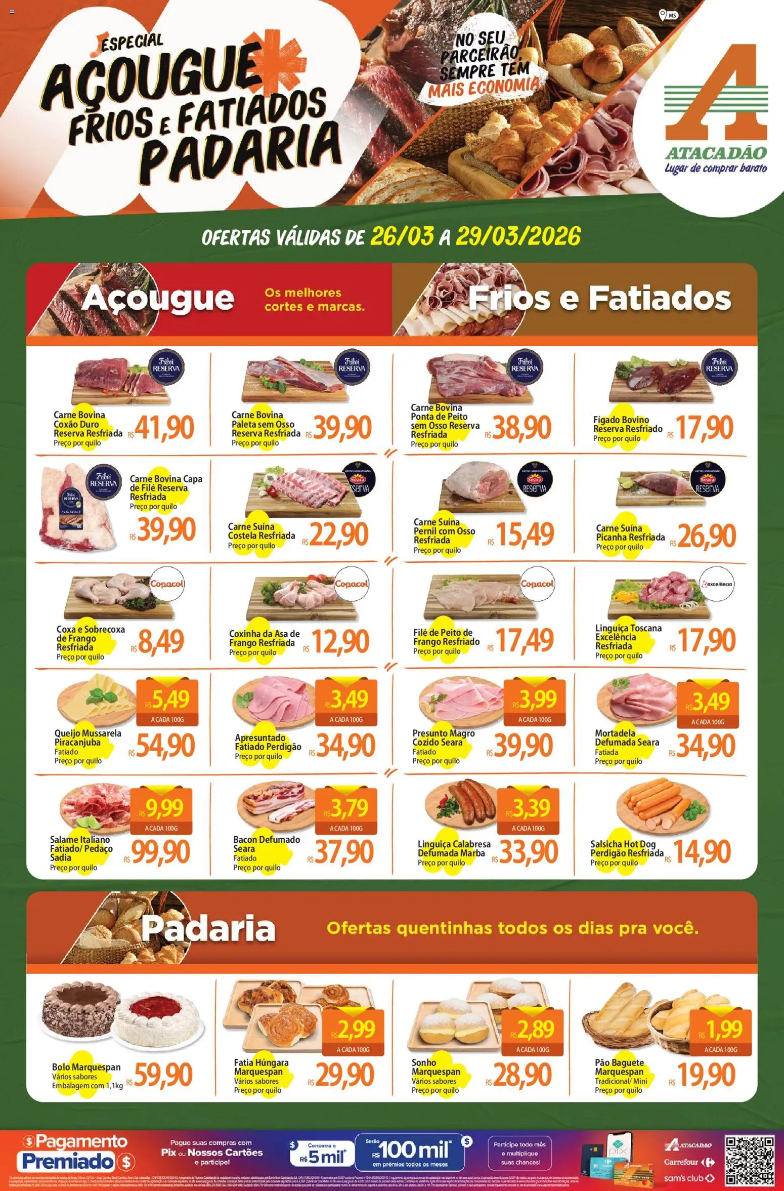 Pré-Visualização do folheto "Atacadão ofertas - MS" da loja Atacadão válido a partir de 26/03/2026