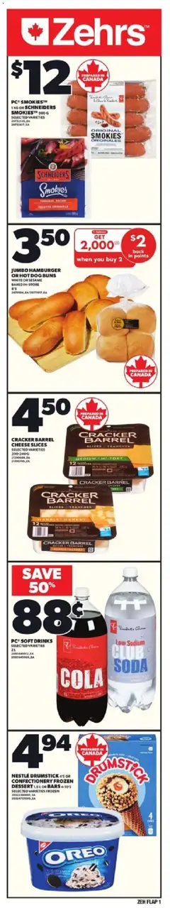Un aperçu du dépliant Weekly flyer / circulaire du magasin Zehrs est valide à partir 14 août 2025