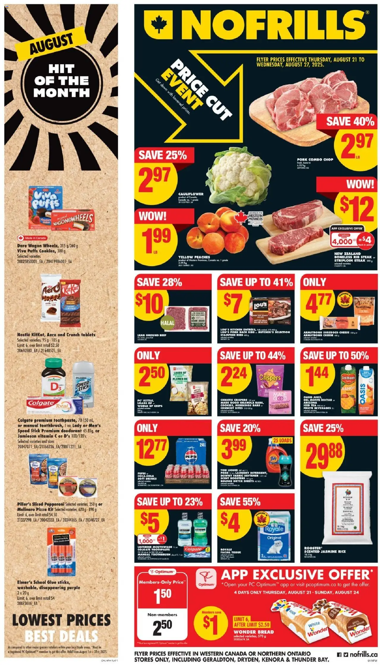 No Frills flyer valid from Aug 21, 2025 - page number 1