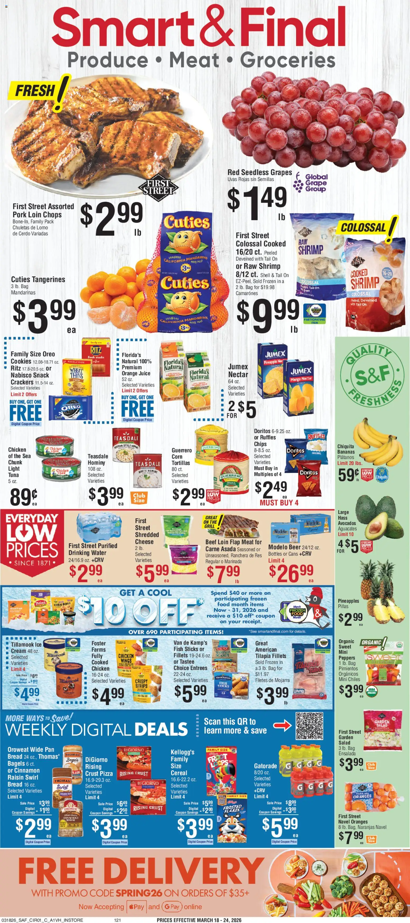 Ad Preview of Smart & Final Smart & Final Weekly Ad from 03/18/2026