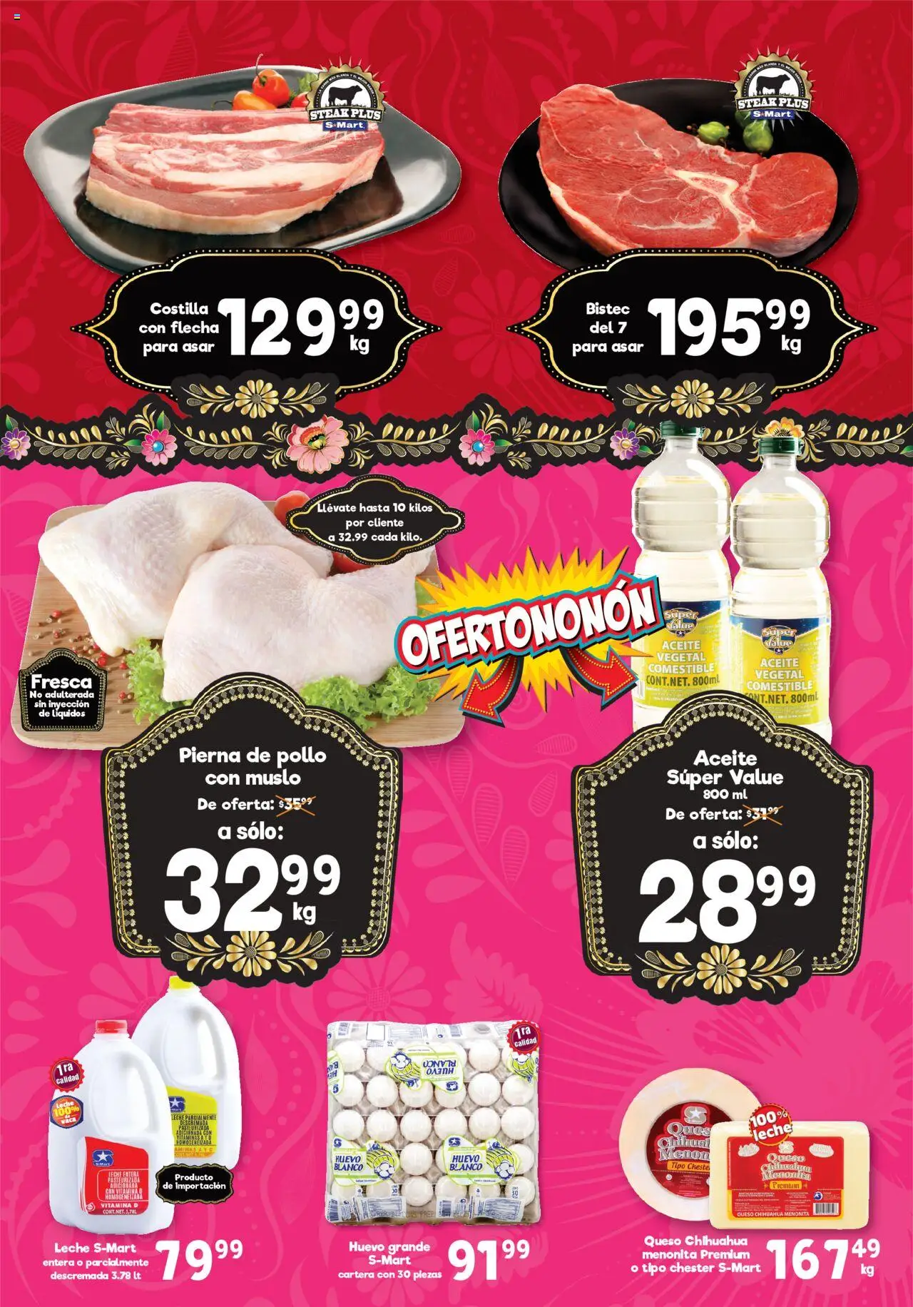 Folleto - Matamoros S-Mart y sus promociones válidas desde el 22/08/2025 - Número de página 1