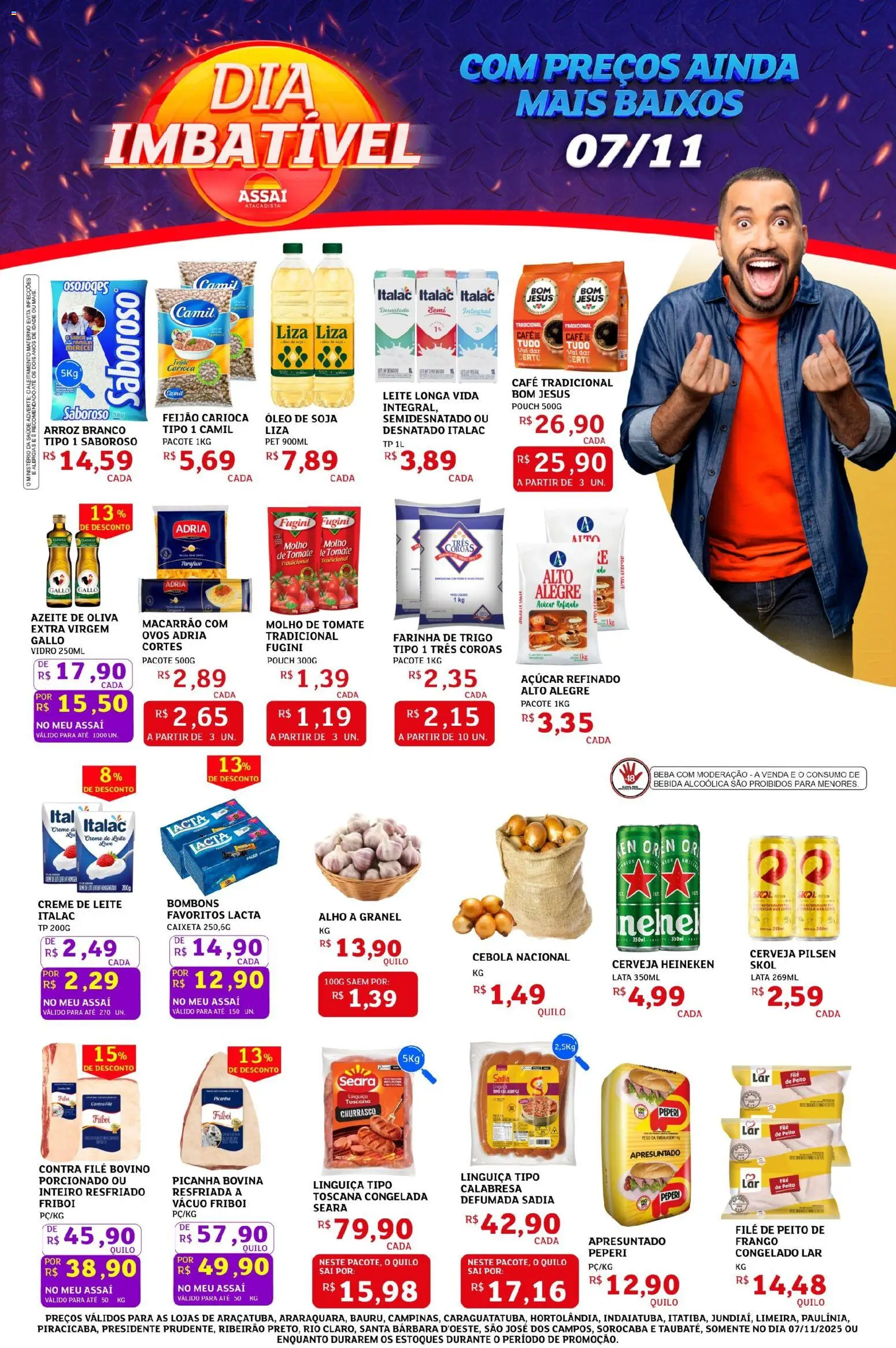 Pré-Visualização do folheto "Encarte - SP" da loja Assaí Atacadista válido a partir de 07/11/2025