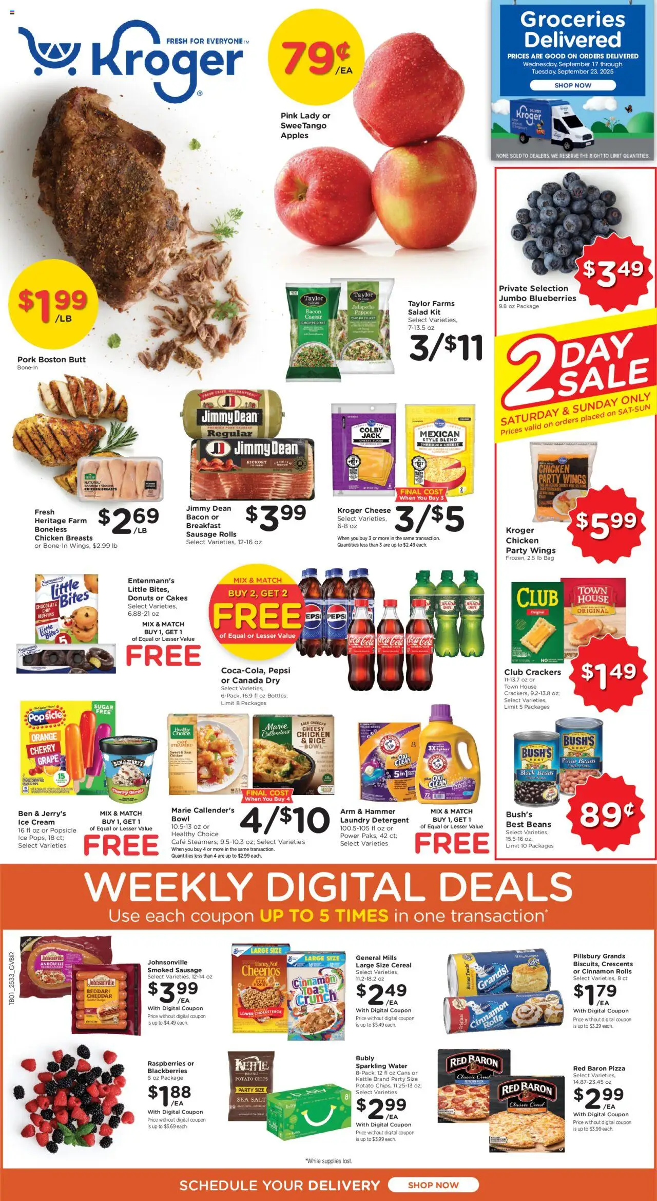 Kroger Weekly ads from 09/17/2025 >> Ad for next week - Page number 1