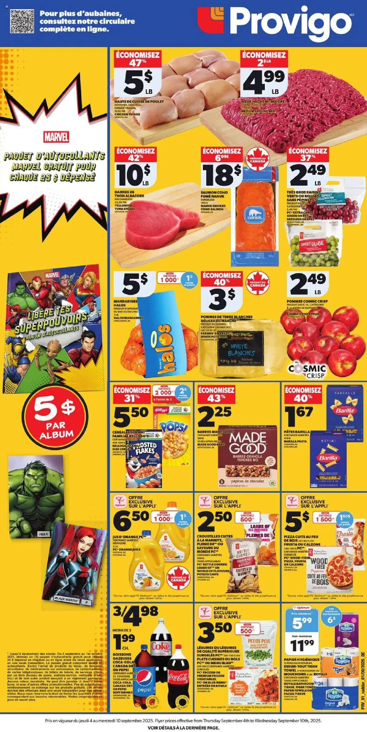 Provigo flyer valid from Sep 04, 2025 - page number 1