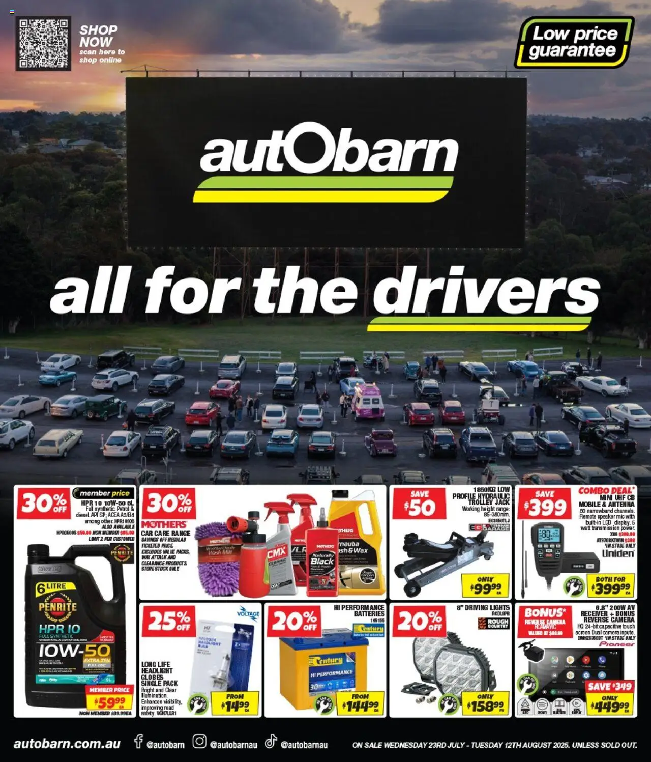 Autobarn catalogue valid from 23/07/2025 - page 1