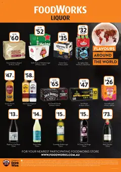 Preview of catalogue Liquor VIC from shop Foodworks valid 06/08/2025