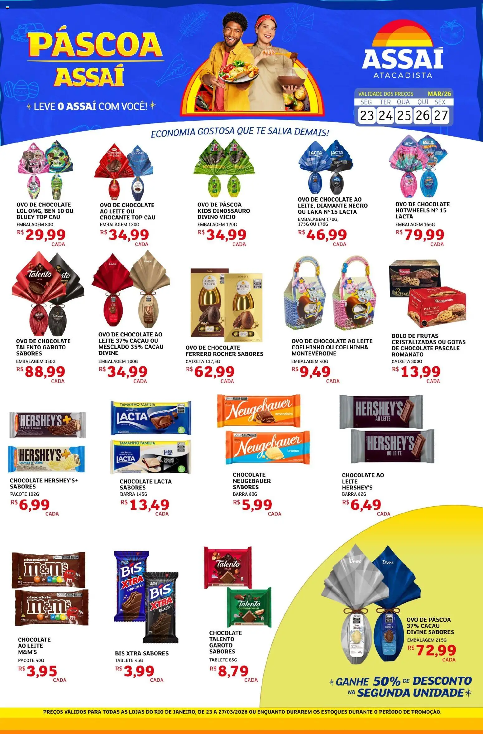 Pré-Visualização do folheto "Assaí Atacadista ofertas - RJ" da loja Assaí Atacadista válido a partir de 23/03/2026