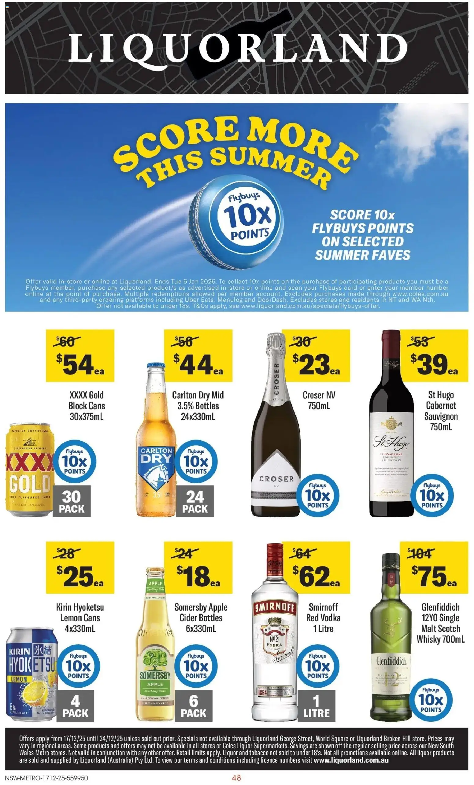 Preview of catalogue Catalogue from shop Liquorland valid 17/12/2025