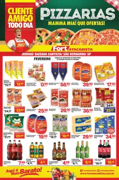 Pré-Visualização do folheto "Ofertas Pizzarias" da loja Fort Atacadista válido a partir de 02/02/2026