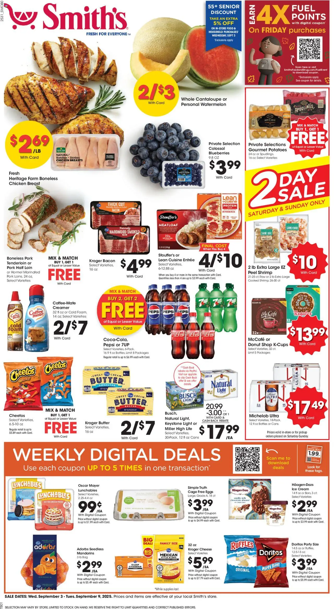 Smith's Weekly Ad - ID from 09/03/2025 - Flyer - Page number 1