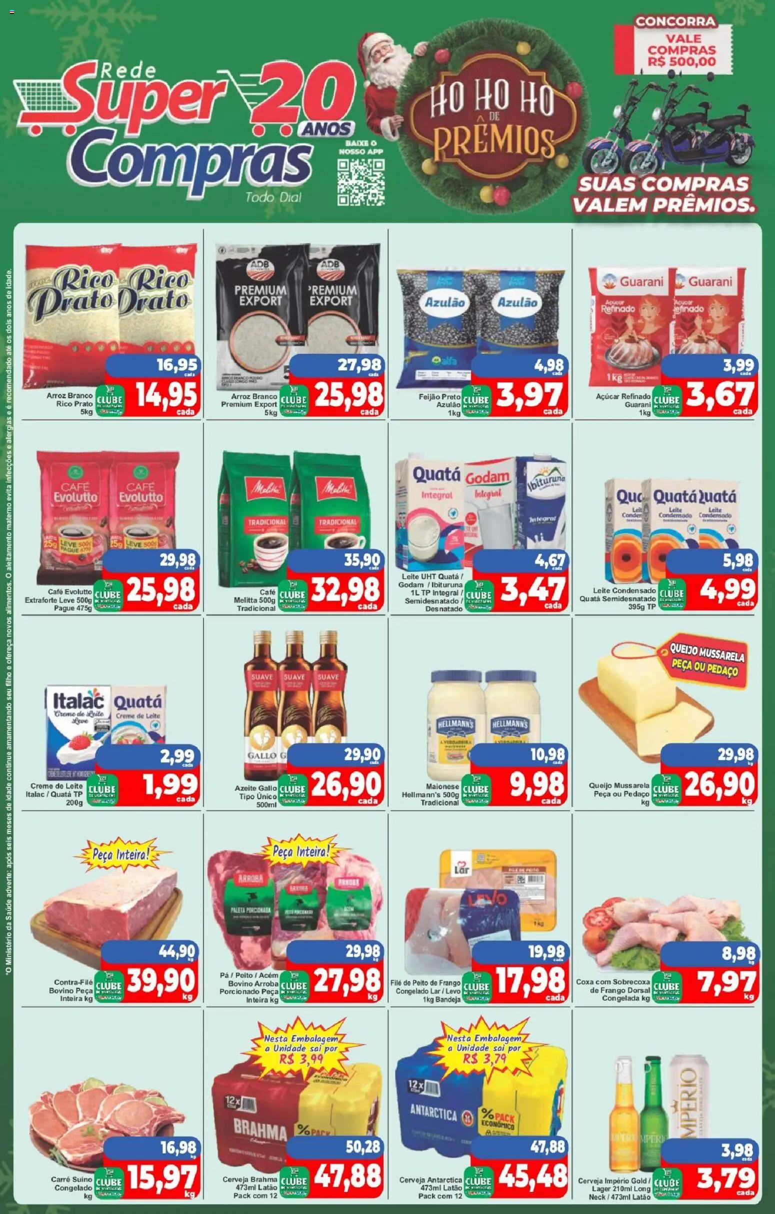 Pré-Visualização do folheto "Ofertas da semana" da loja Rede Super Compras válido a partir de 08/12/2025