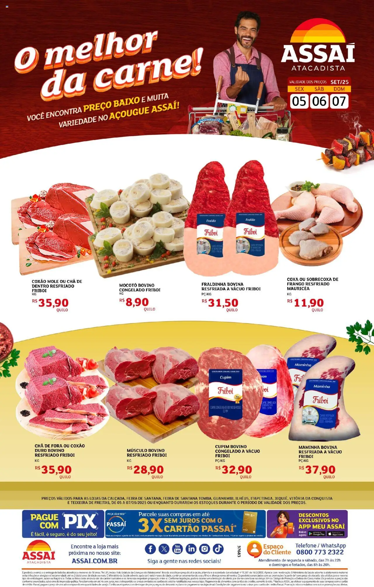 Assaí Atacadista folheto "Encarte - BA" válido a partir de 05/09/2025 - número de página 1