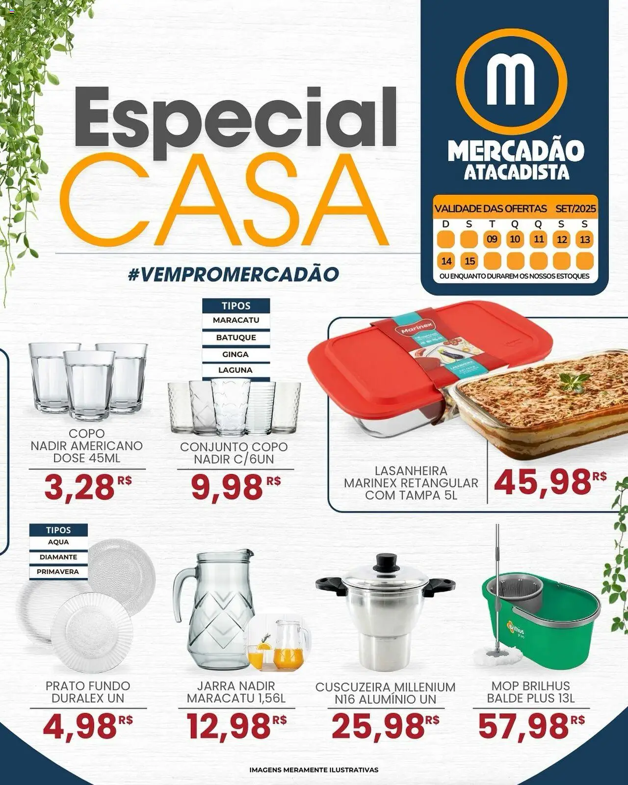 Mercadão Atacadista folheto "Ofertas Especial Casa" válido a partir de 09/09/2025 - número de página 1