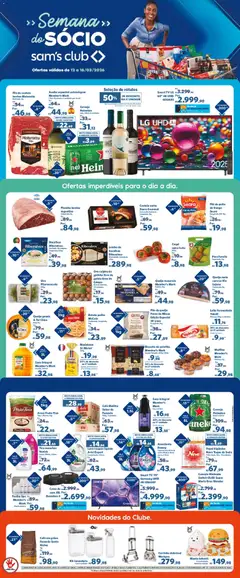 Pré-Visualização do folheto "Sam's Club ofertas Semanal" da loja Sam's Club válido a partir de 12/03/2026
