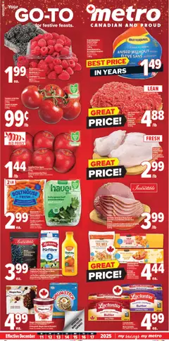 Preview of leaflet Trois-Pistoles from shop Metro is valid from Dec 11, 2025