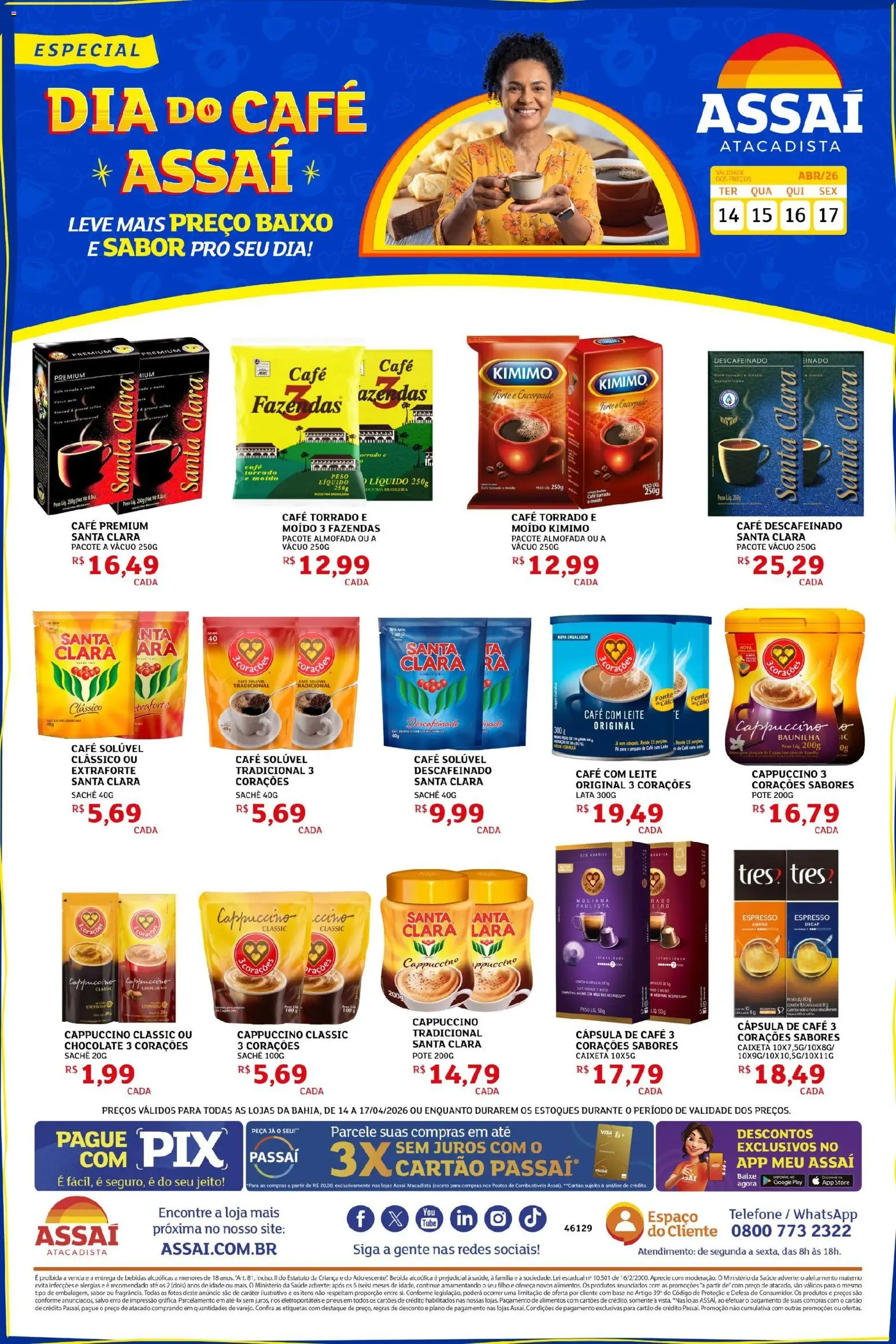 Pré-Visualização do folheto "Assaí Atacadista ofertas - BA" da loja Assaí Atacadista válido a partir de 14/04/2026