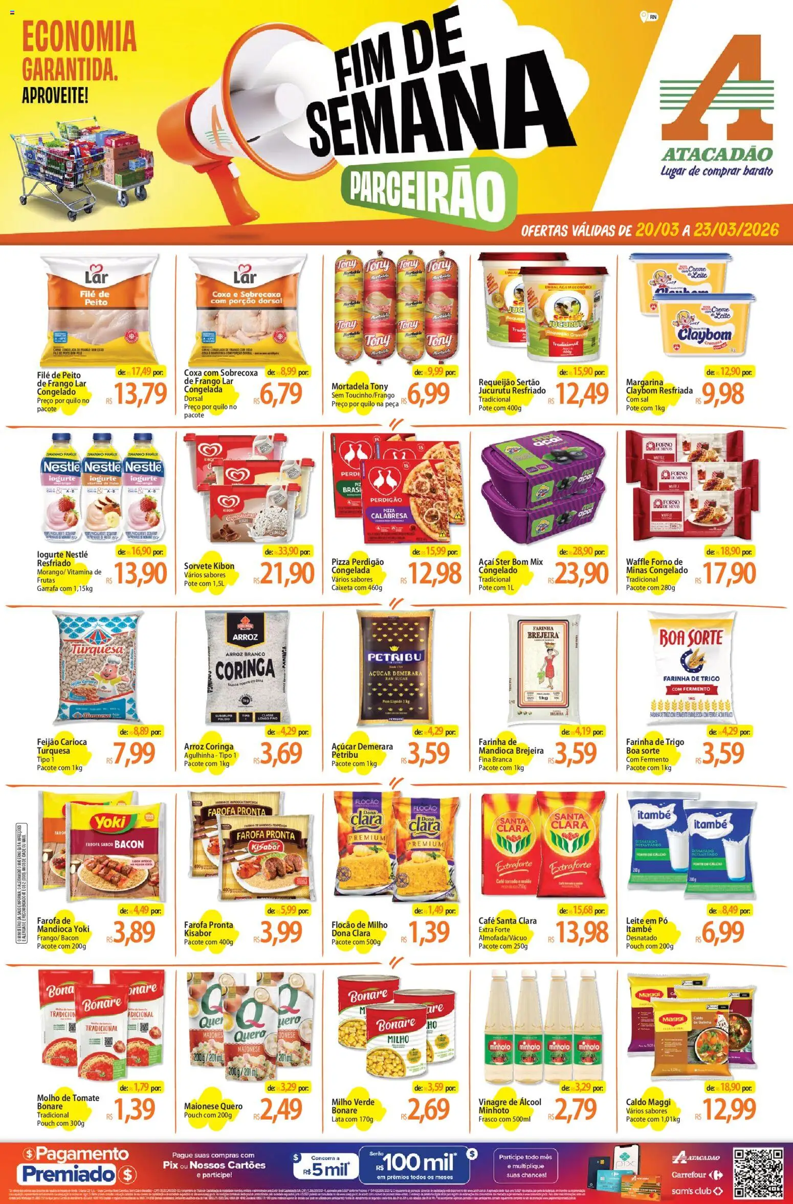 Pré-Visualização do folheto "Atacadão ofertas - RN" da loja Atacadão válido a partir de 20/03/2026