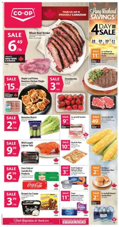 Preview of leaflet Weekly flyer / circulaire from shop Co-op Food is valid from Aug 28, 2025