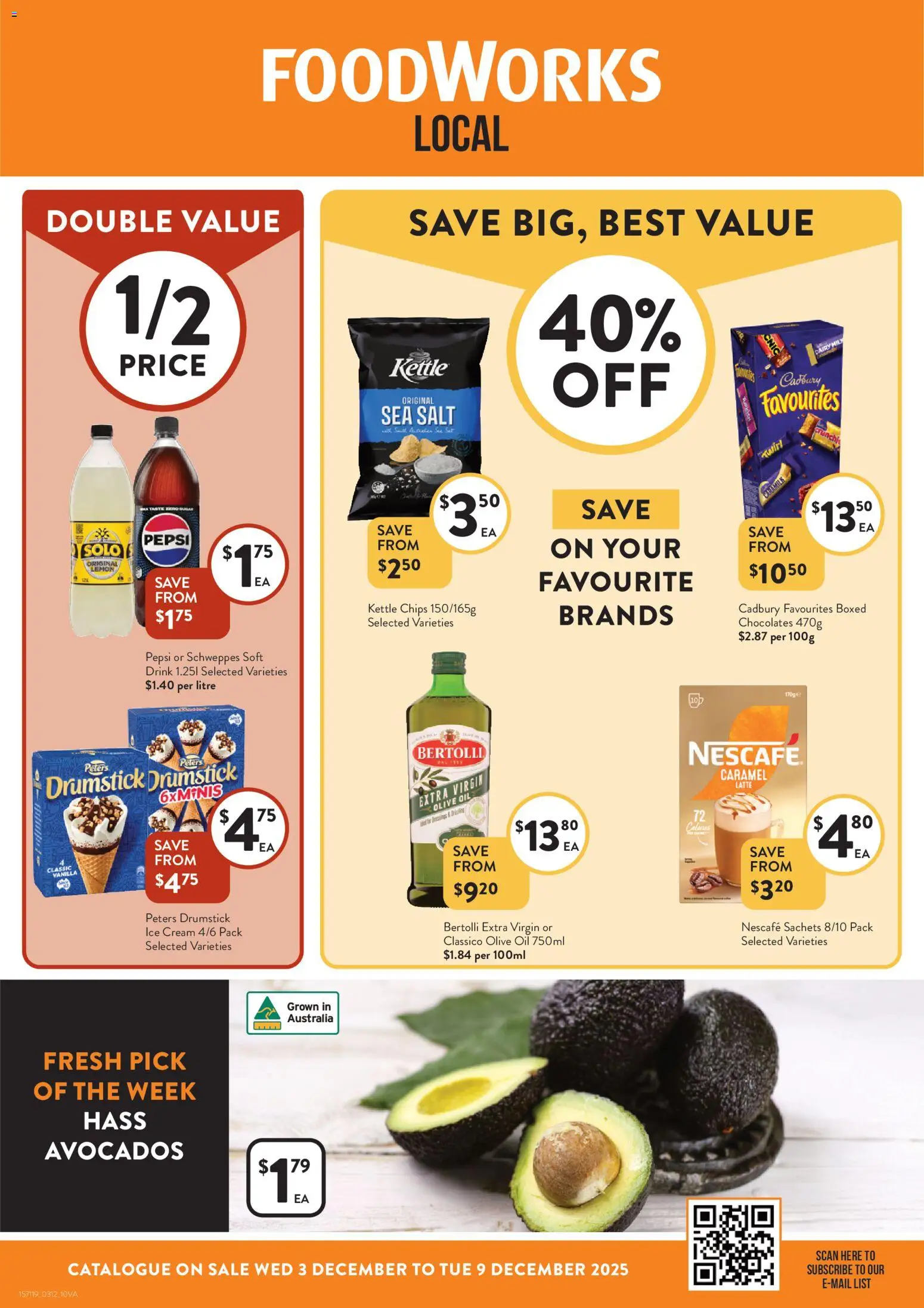 Preview of catalogue Catalogue VIC from shop Foodworks valid 03/12/2025