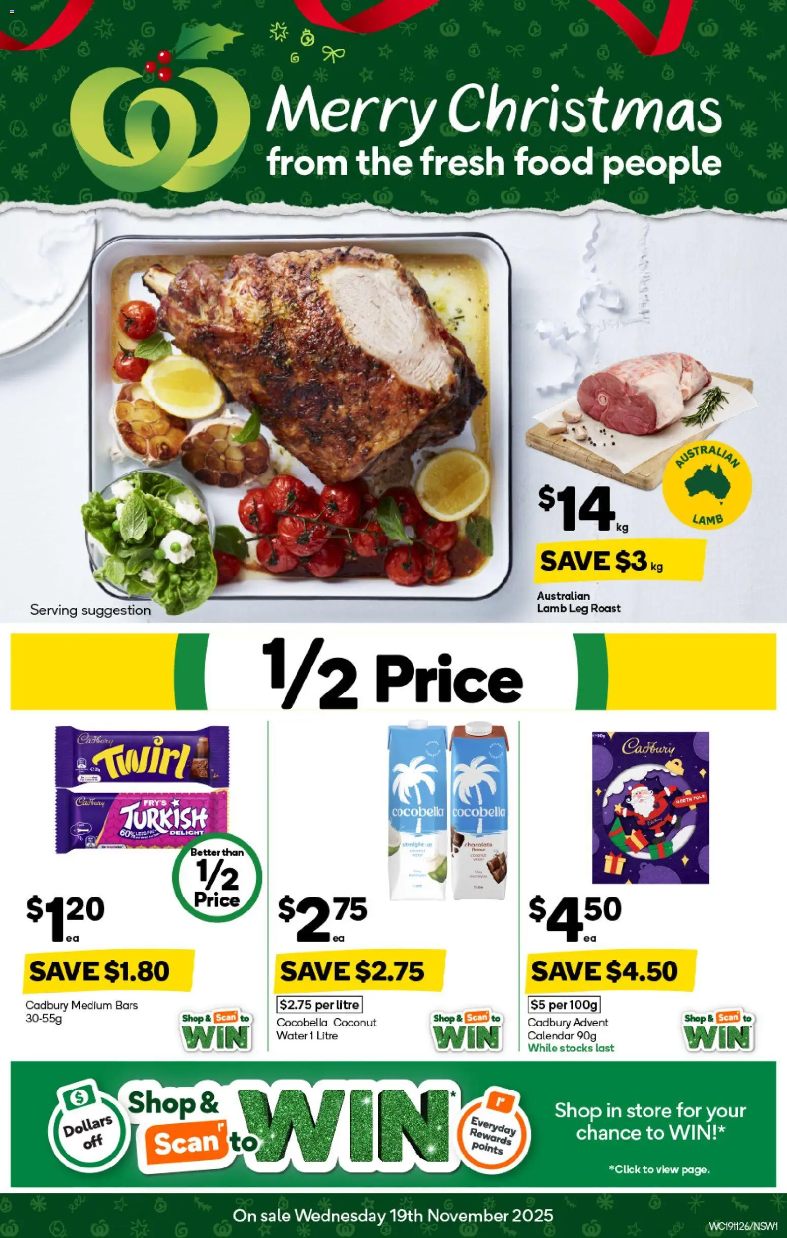 Preview of catalogue Black Friday from shop Woolworths valid 19/11/2025