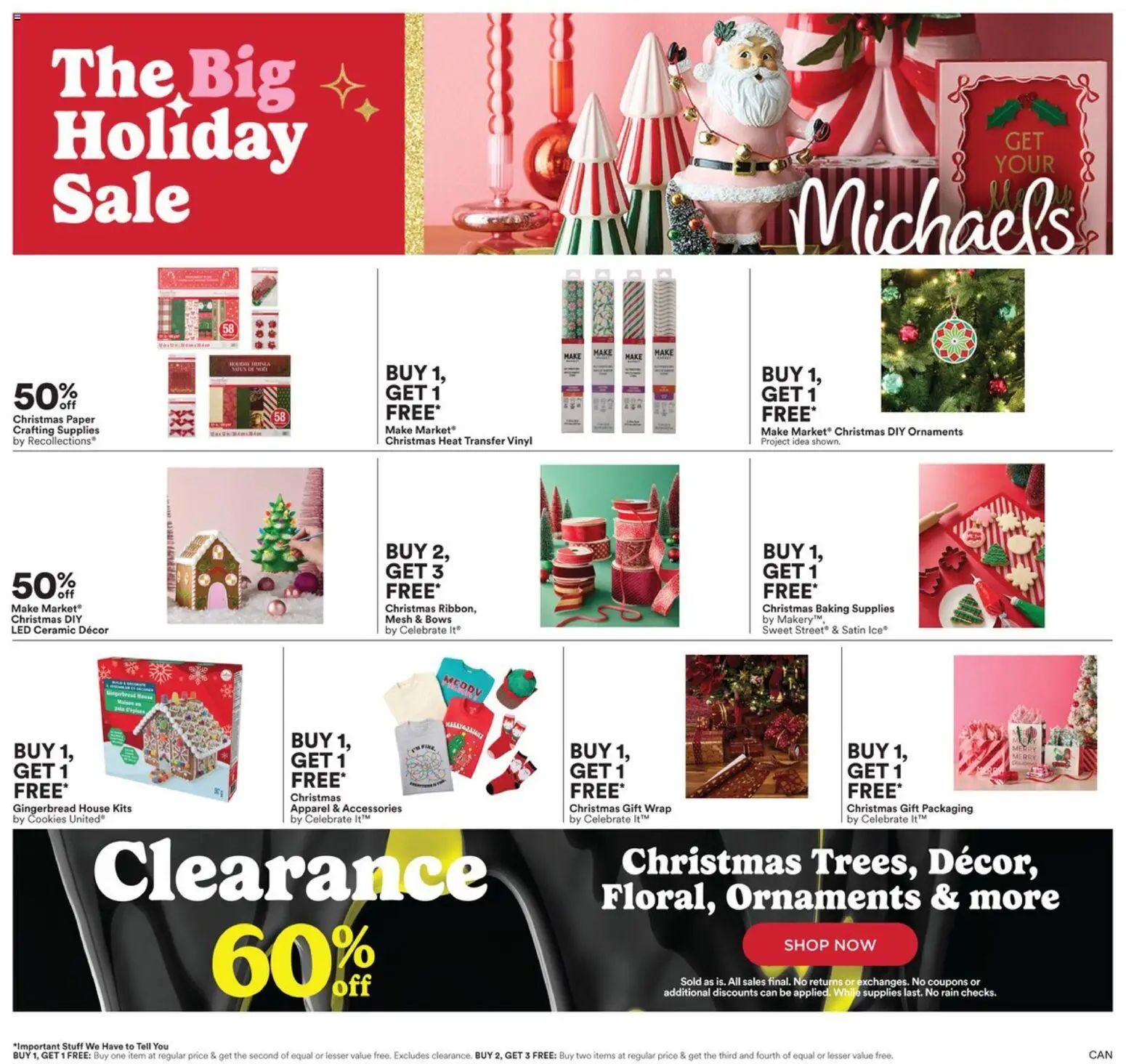 Preview of leaflet Weekly flyer / circulaire from shop Michaels is valid from Dec 05, 2025