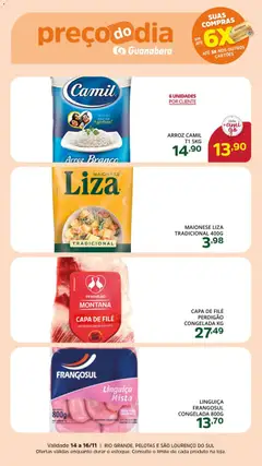Pré-Visualização do folheto "Ofertas da semana" da loja Supermercado Guanabara válido a partir de 14/11/2025