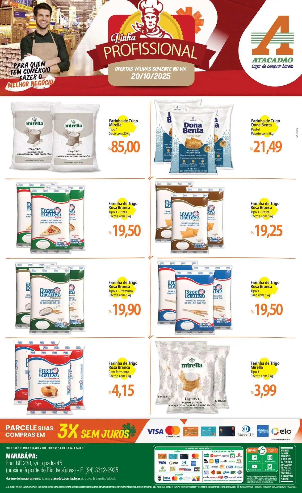 Atacadão folheto "Ofertas - PA" válido a partir de 20/10/2025 - número de página 1