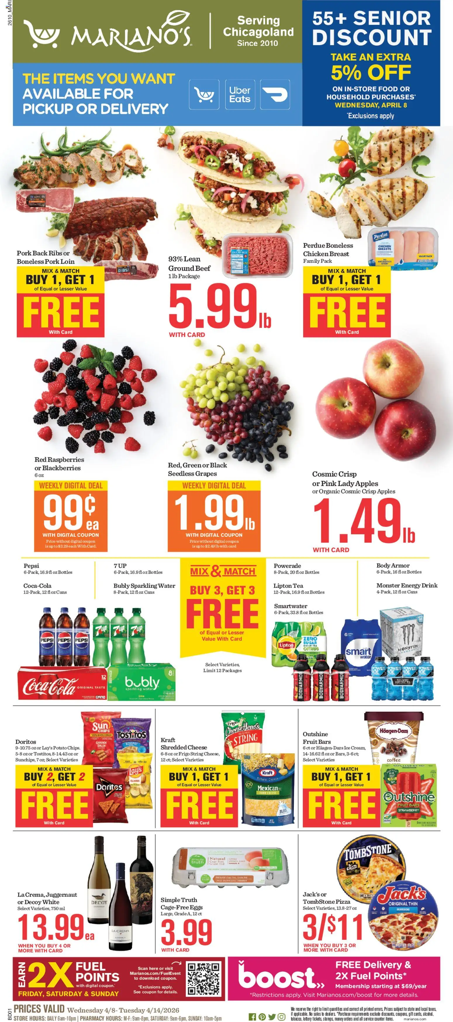 Ad Preview of Mariano's Mariano's Weekly Ad from 04/08/2026