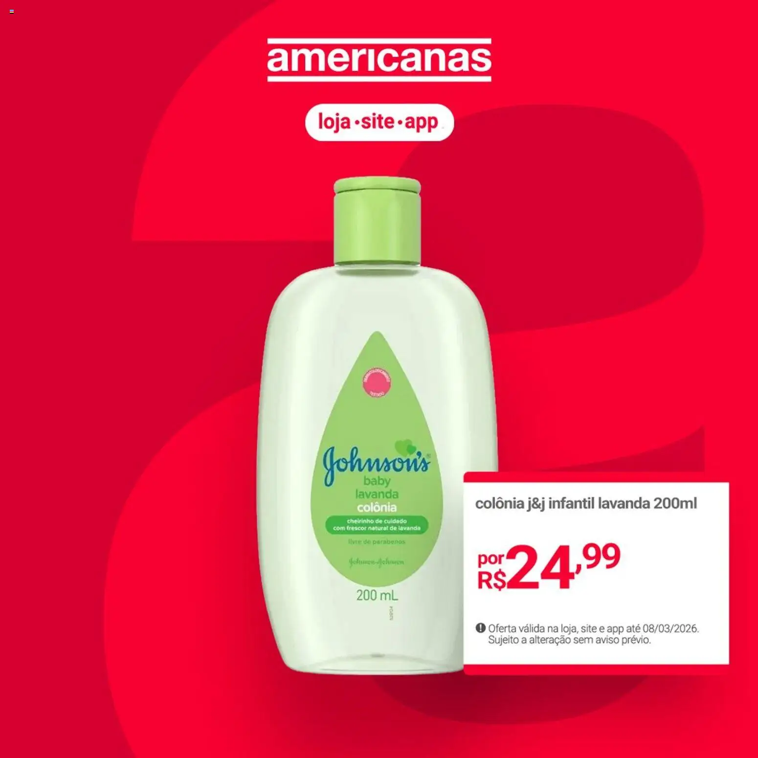 Pré-Visualização do folheto "Lojas Americanas - Ofertas atuais" da loja Lojas Americanas válido a partir de 03/03/2026
